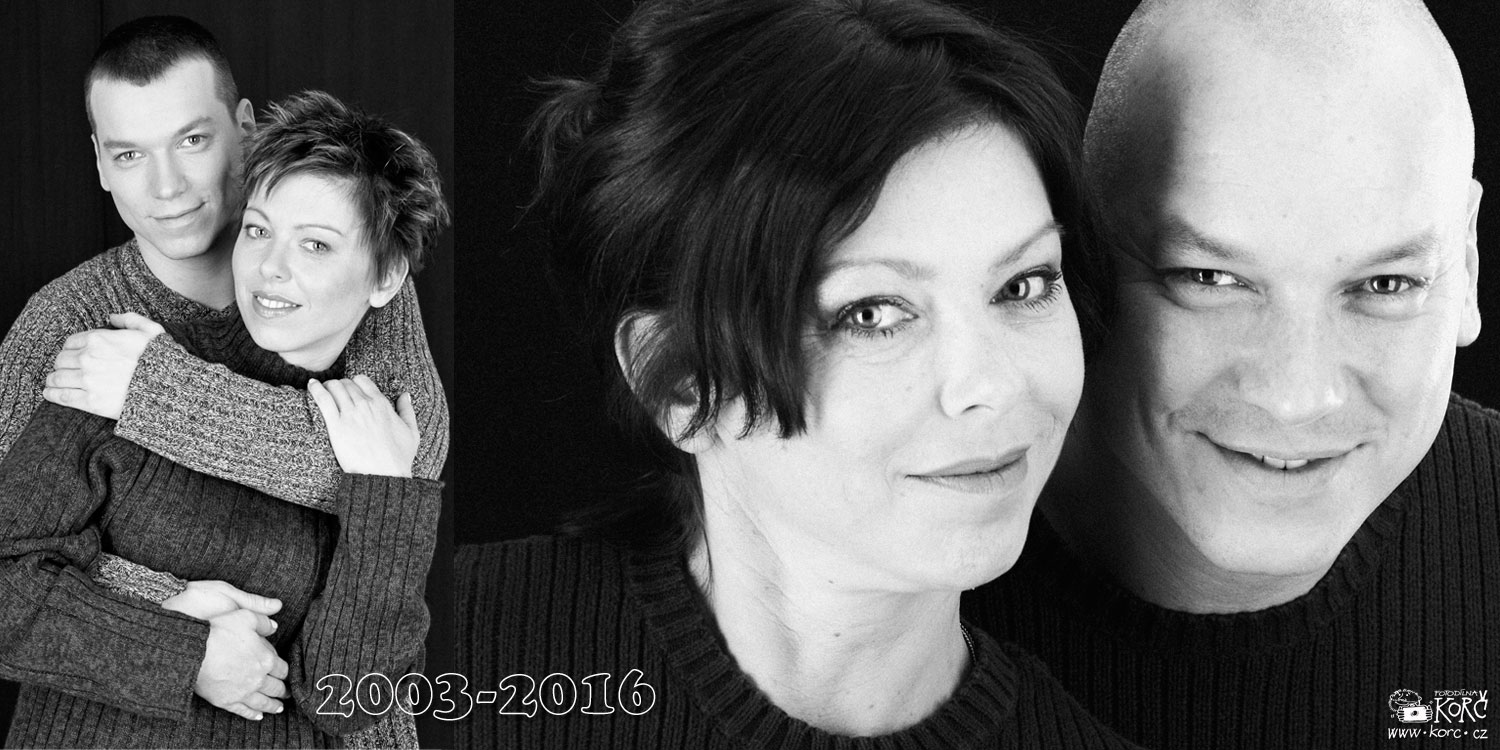    Petra a&nbsp;Luděk 2003 a&nbsp;2016   