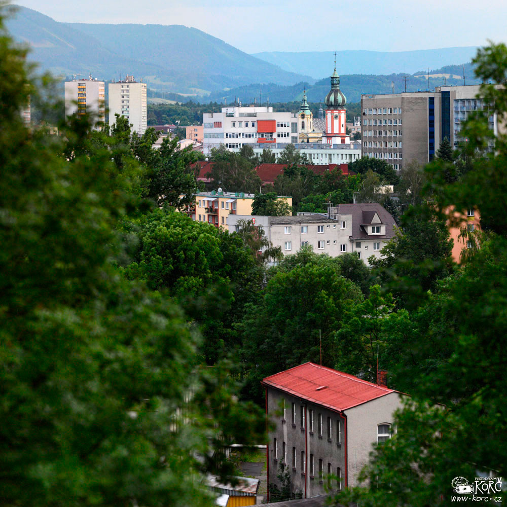    pohled z&nbsp;Frydku na Mistek 19. června 2016   